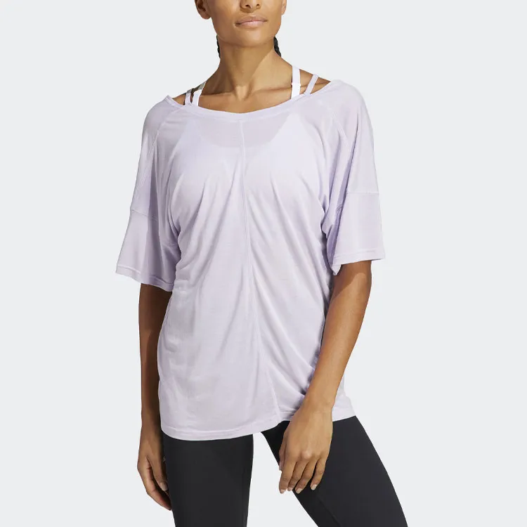 Adidas T Shirts Women's Purple-1