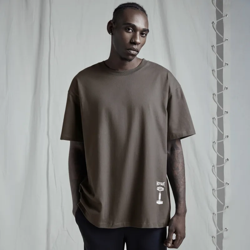 HOTSUIT x Everlast Drop Shoulder Sleeve T Shirt Men's-8