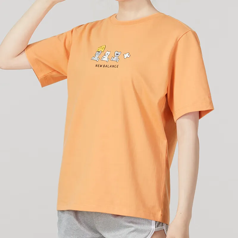 New Balance T Shirt Women's Orange-1