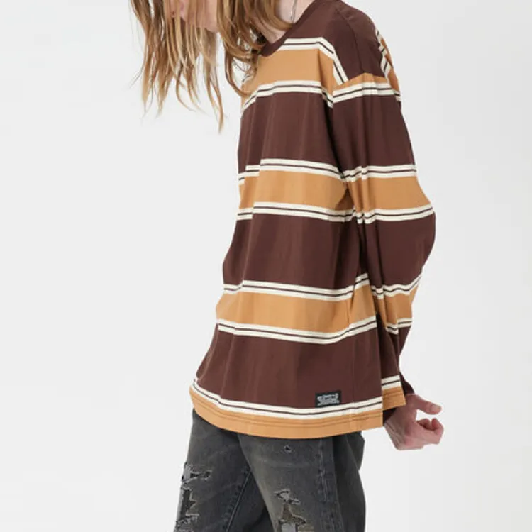 Levis T-Shirts Men Brown-Orange-6