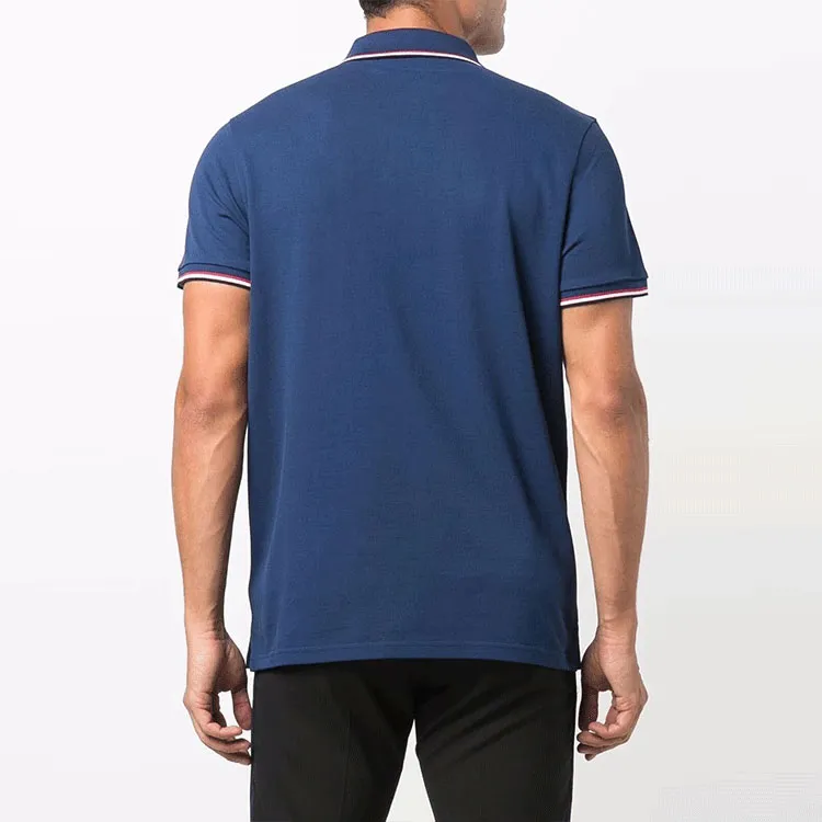Moncler Logo patch Cotton piqué Polo Shirt-3