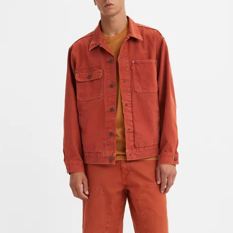 Levis Jackets Men Red-2