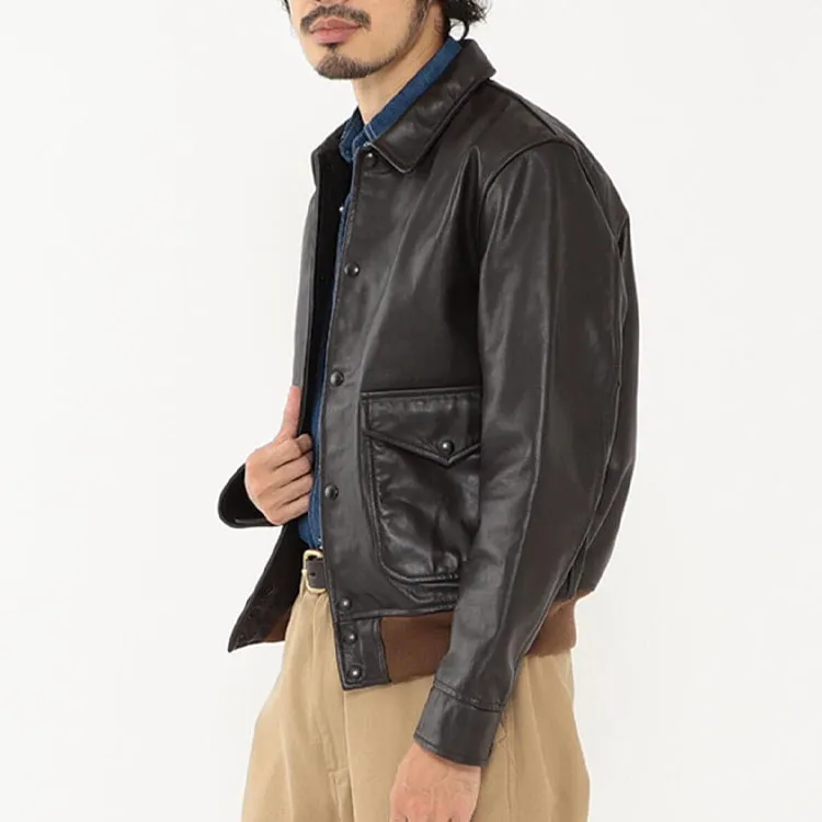 Beams Leather Jackets Men-13