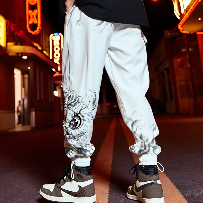 SANSYAS Casual Pants Unisex White-3