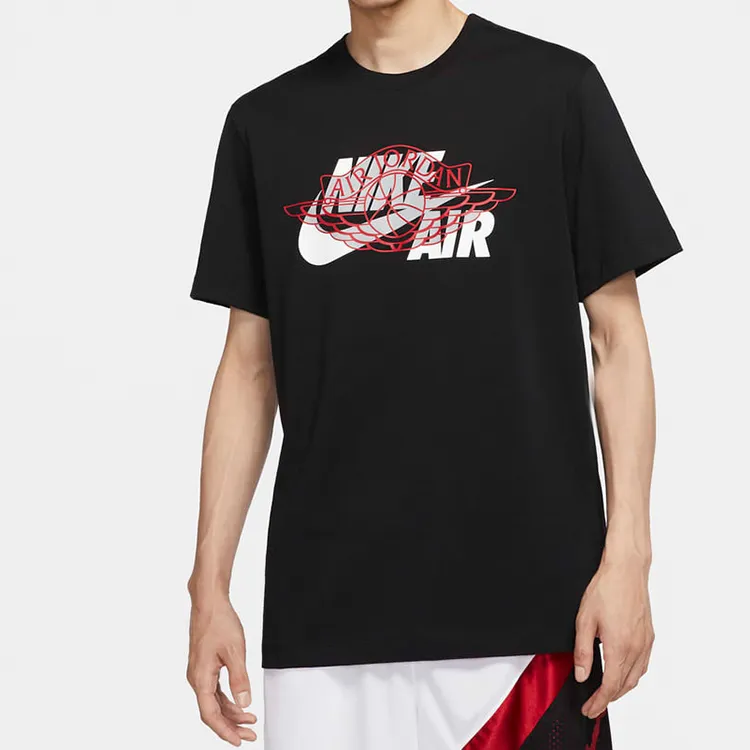 Jordan Air T Shirts Men Black-5