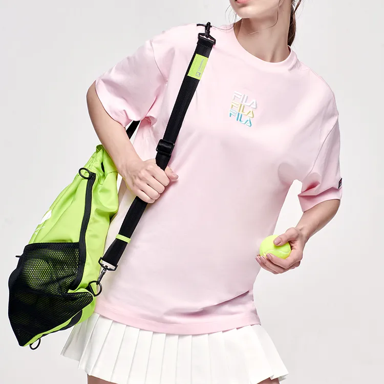 FILA Athletics T-Shirts Women's Bright Pink-5