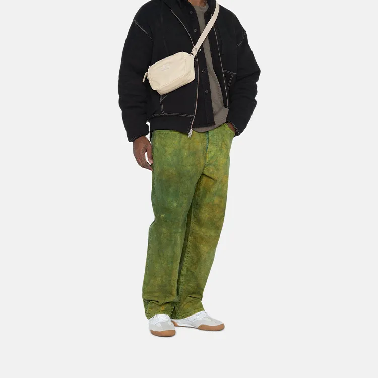 Stussy Cotton Shoulder Bag Crossbody Bag Regular Unisex Ecru-2