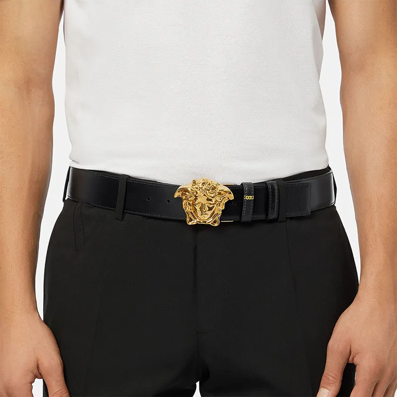 VERSACE La Medusa Chain Reversible Belt-1