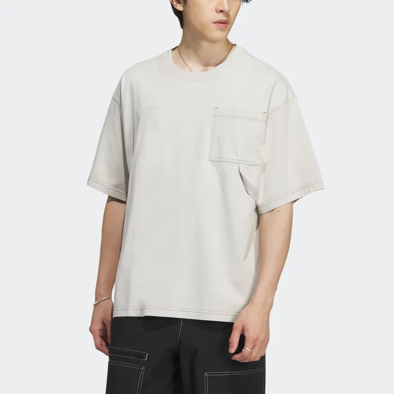 Adidas T Shirt Men's Clear Brown-1