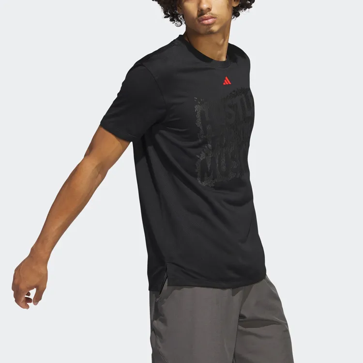 Adidas AEROREADY T Shirts Men Black-3