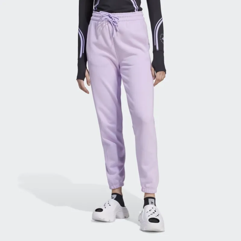 Adidas Logo-print Organic-cotton Track Pants-1
