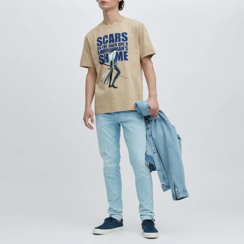 UNIQLO One Piece Collaboration Edition T Shirts Unisex Beige-1