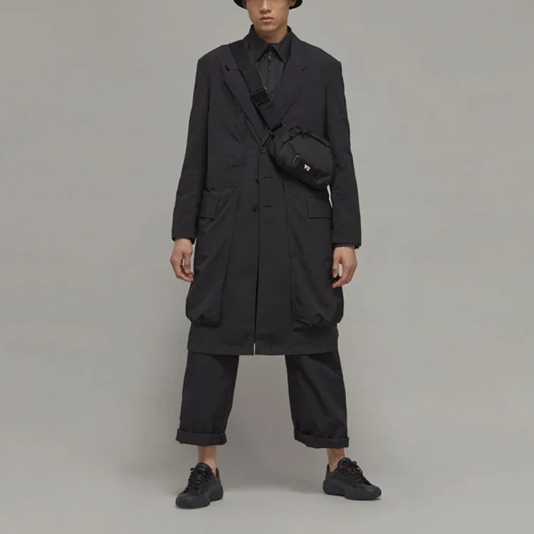 Y 3 Coats Unisex Black-3