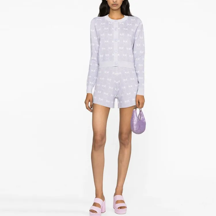 PINKO Casual Shorts Women's Purple-1