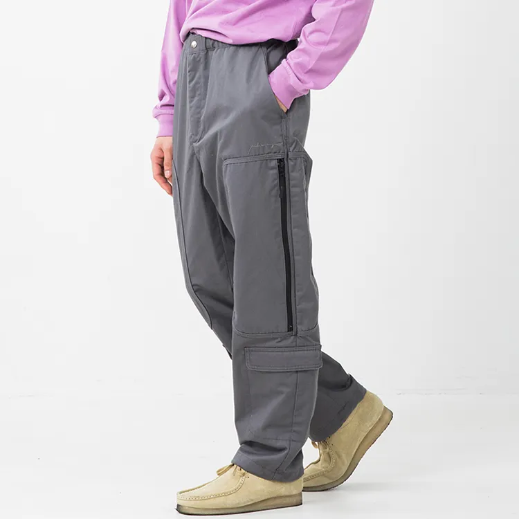 XLARGE Straight Casual Pants Unisex Gray-2
