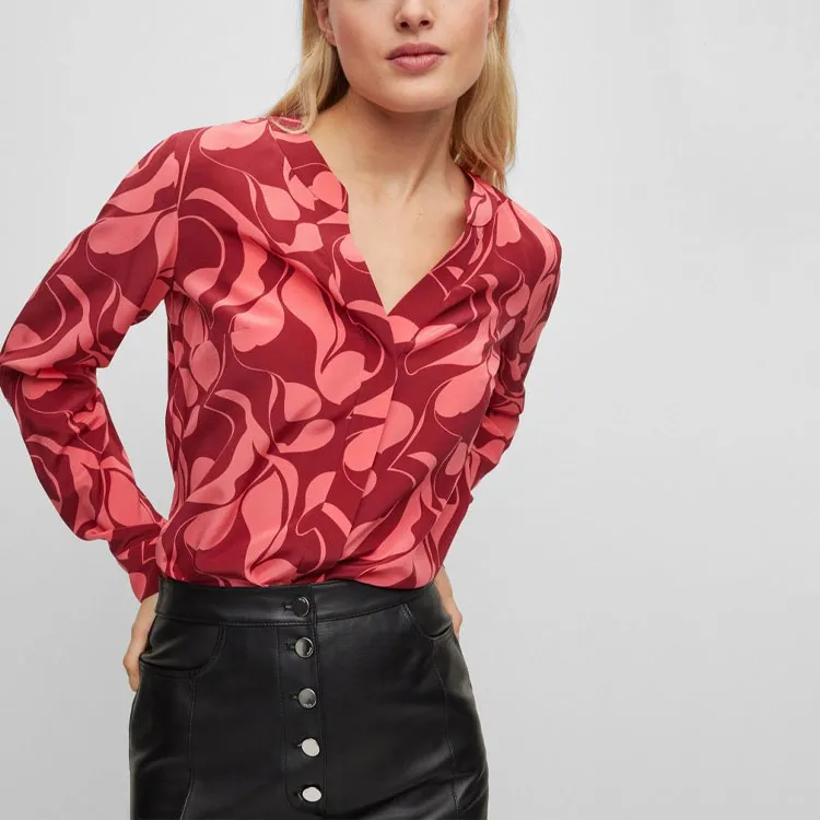 Boss Abstract Short Shirt Dress-4