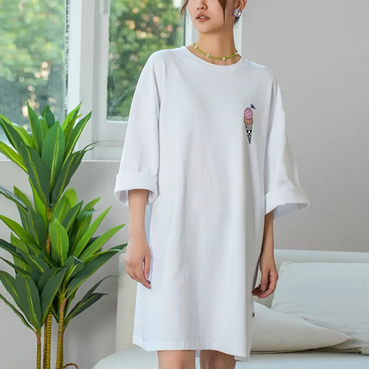 Vans Short Sleeved Dresses Women's White-2