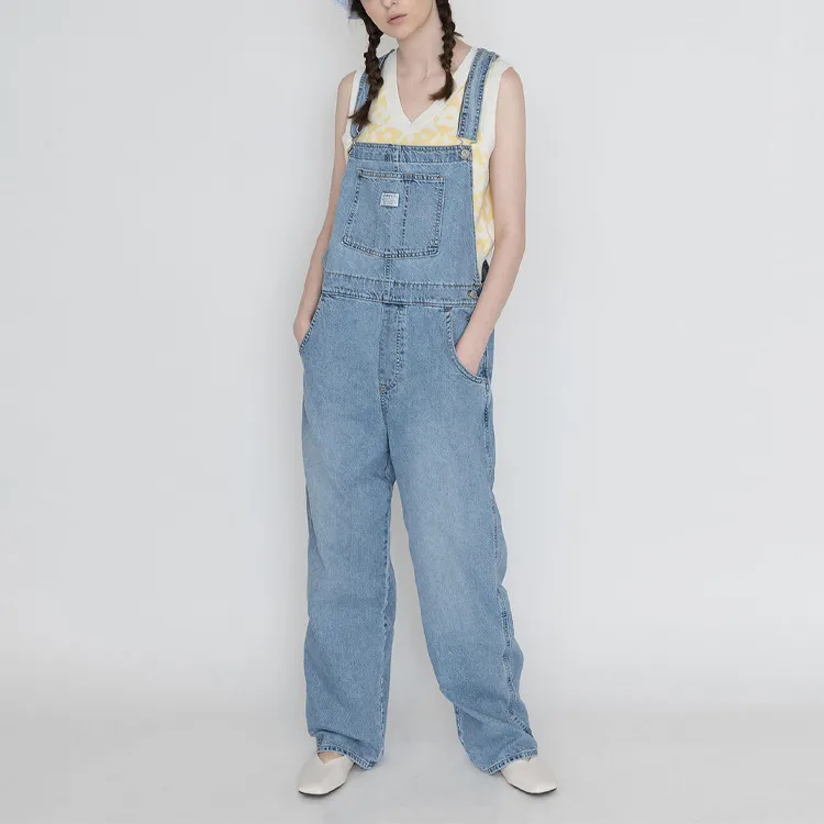 Levis Overalls Women's Blue-3