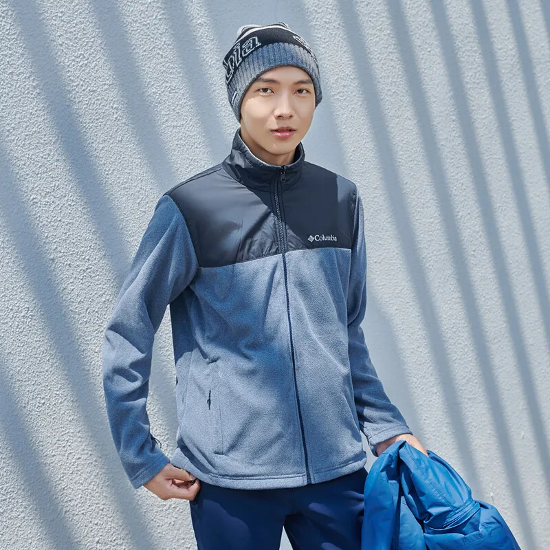 Columbia City Outdoor Collection Waterproof, Windproof, Abrasion Resistant, Thermal Windbreaker Jacket Men's Blue-4