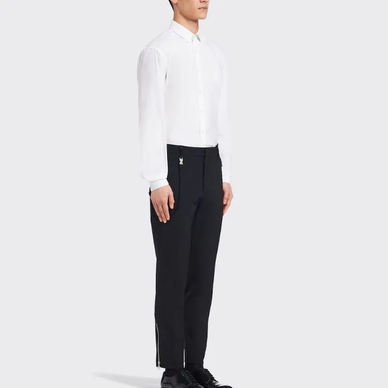 PRADA Casual Pants Men Black-3