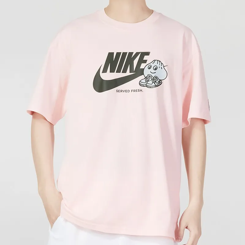 Nike T Shirts Men Pink-2