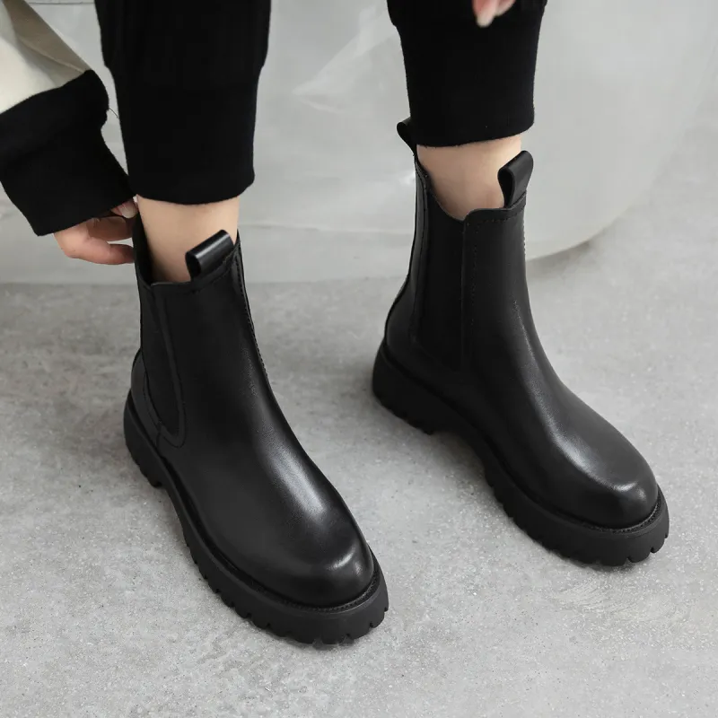 CAMEIDO Chelsea Boots Women's Black-1