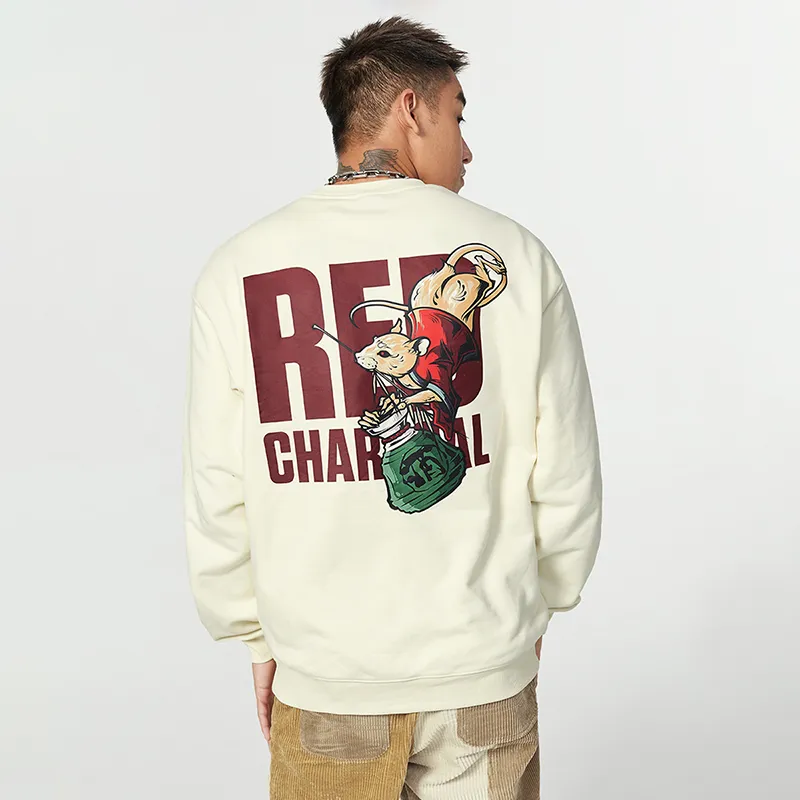 REDCHARCOAL Sweatshirt Unisex Ecru-3