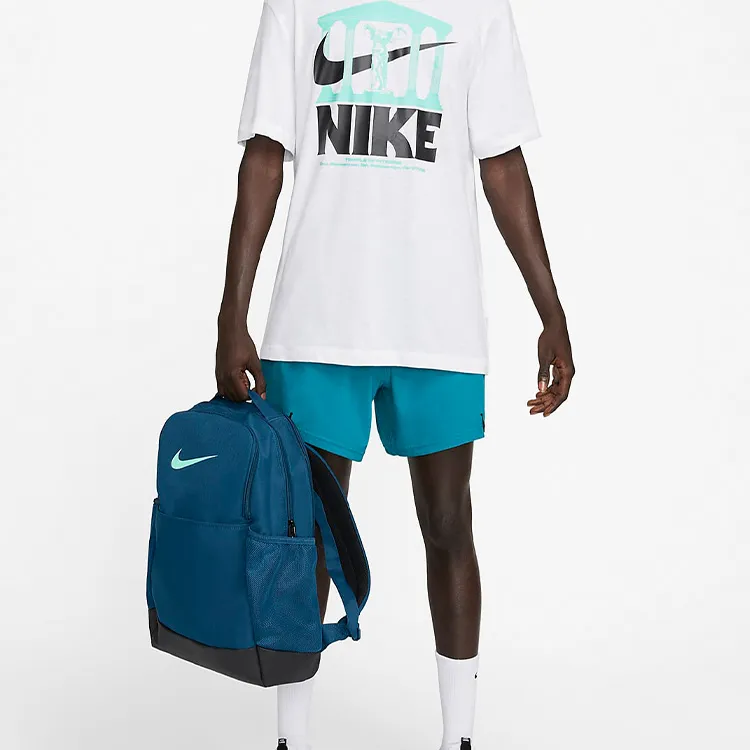 Nike Polyester Backpack Medium Size Unisex Turquoise-5