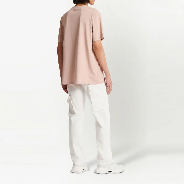 BALMAIN Oversized Flocked Logo T Shirt-1