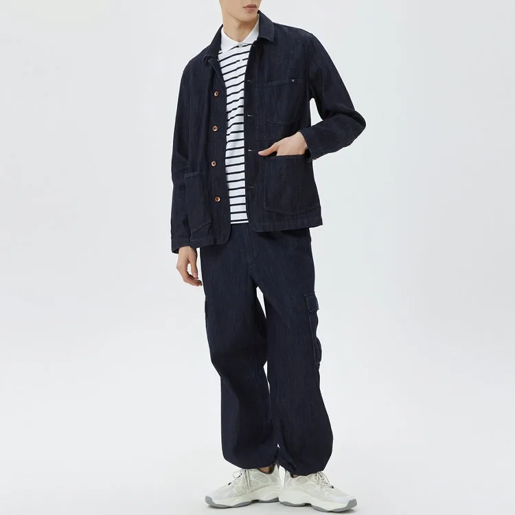 GAP SS23 Denim Jackets Men Dark Blue-2