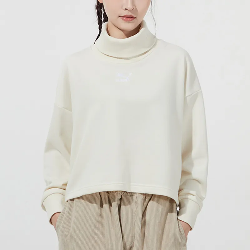 PUMA CLASSICS Sweatshirts Women's Ivory White-3