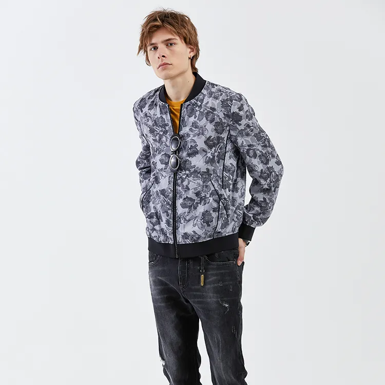 DAVID NAMAN SS22 Jacket Men's Gray Black-2
