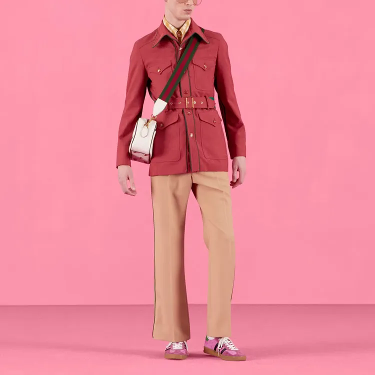 GUCCI X Adidas Gg Trefoil Jacquard Jacket-1
