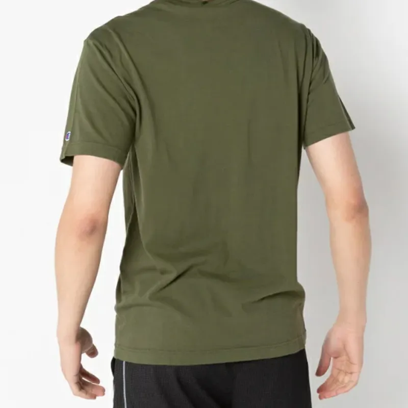 Champion T Shirt Japan Version Unisex Army Green-2