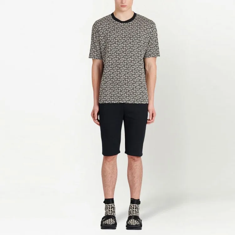 BALMAIN T-Shirts Men Black-1