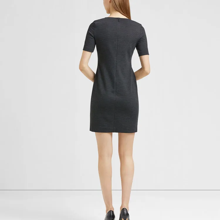 THEORY Short-Sleeved Dresses Women's Black-2