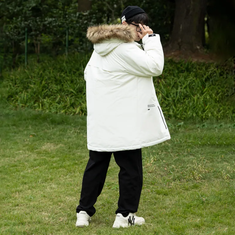 New Balance Down Jacket Winter Unisex White-3