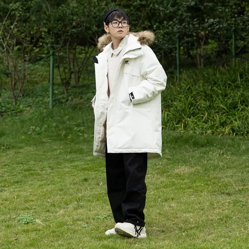 New Balance Down Jacket Winter Unisex White-5
