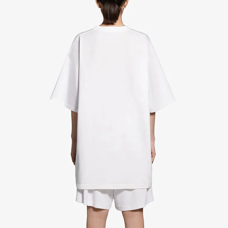 Balenciaga Logo Here Boxy T Shirt-3