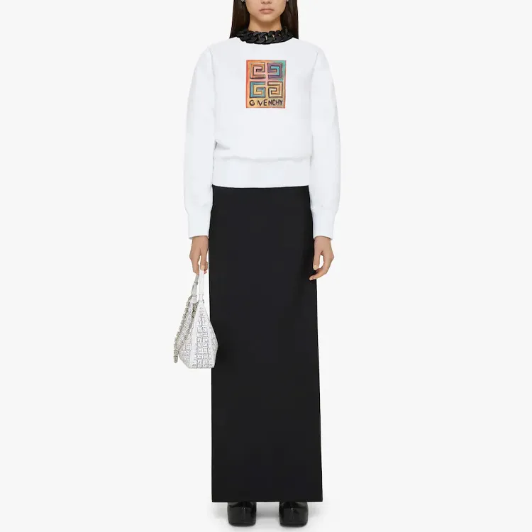 Givenchy Logo print Cotton Sweater-3