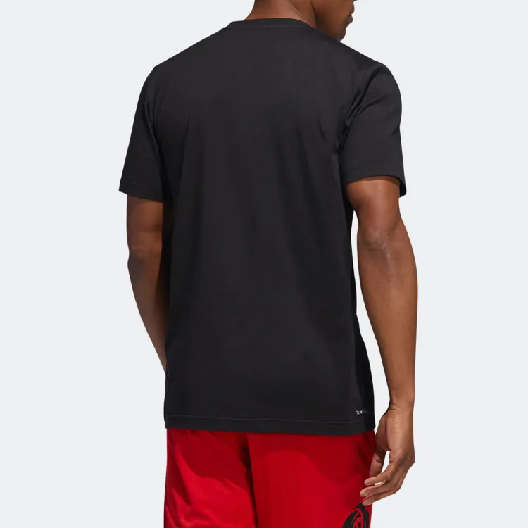 Adidas Set-in Sleeve T-Shirt Men's Black-3