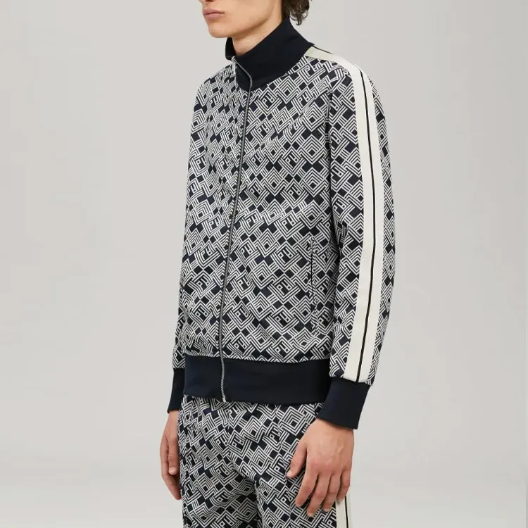 PALM ANGELS Monogram Track Jacket-3