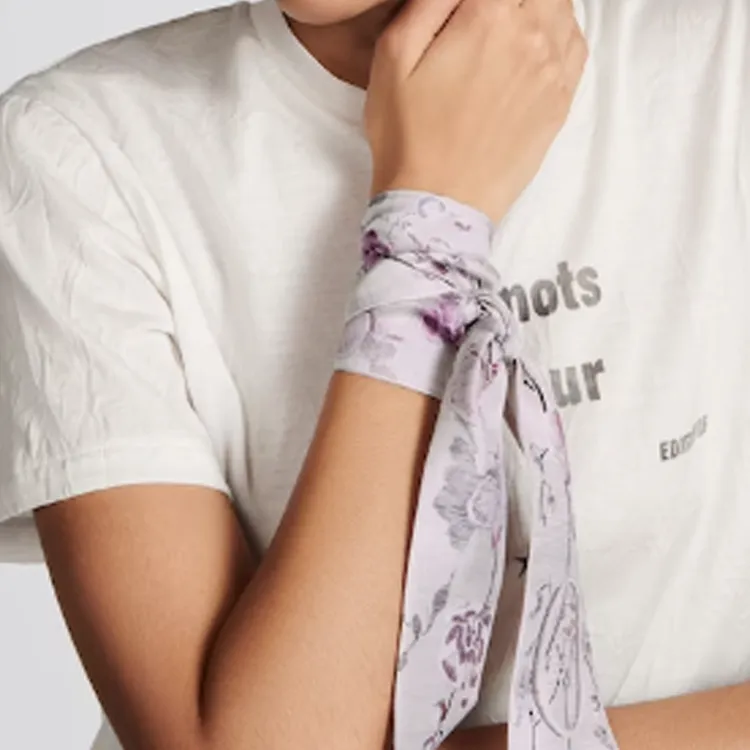 DIOR Silk Scarves Women's Purple-3