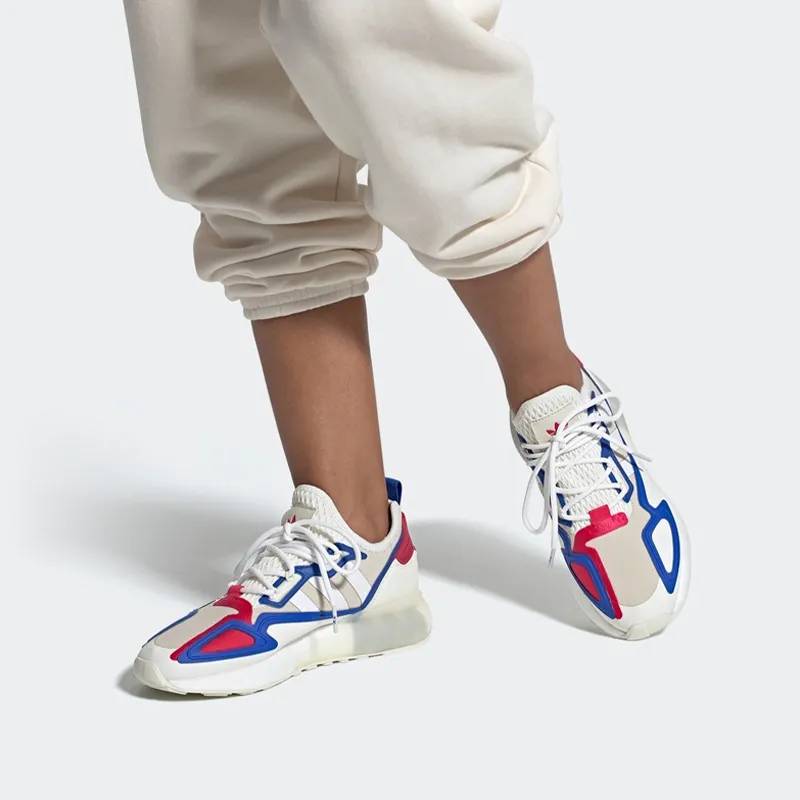 Adidas Originals Zx 2K Boost 'White Blue Red' Women's-6