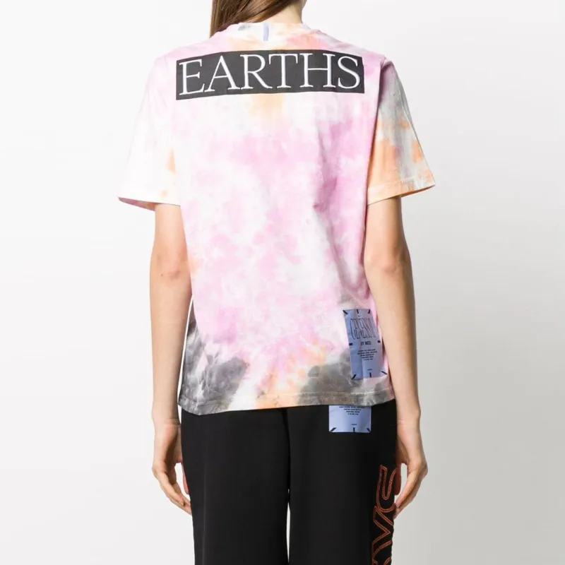 McQ Alexander McQueen Tie dye Graphic Print T shirt-3