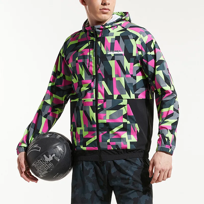 Anta Jacket Men's Fluorescent Vermilion-2