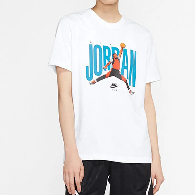 Jordan Set-in Sleeve T-Shirt Men's White-2