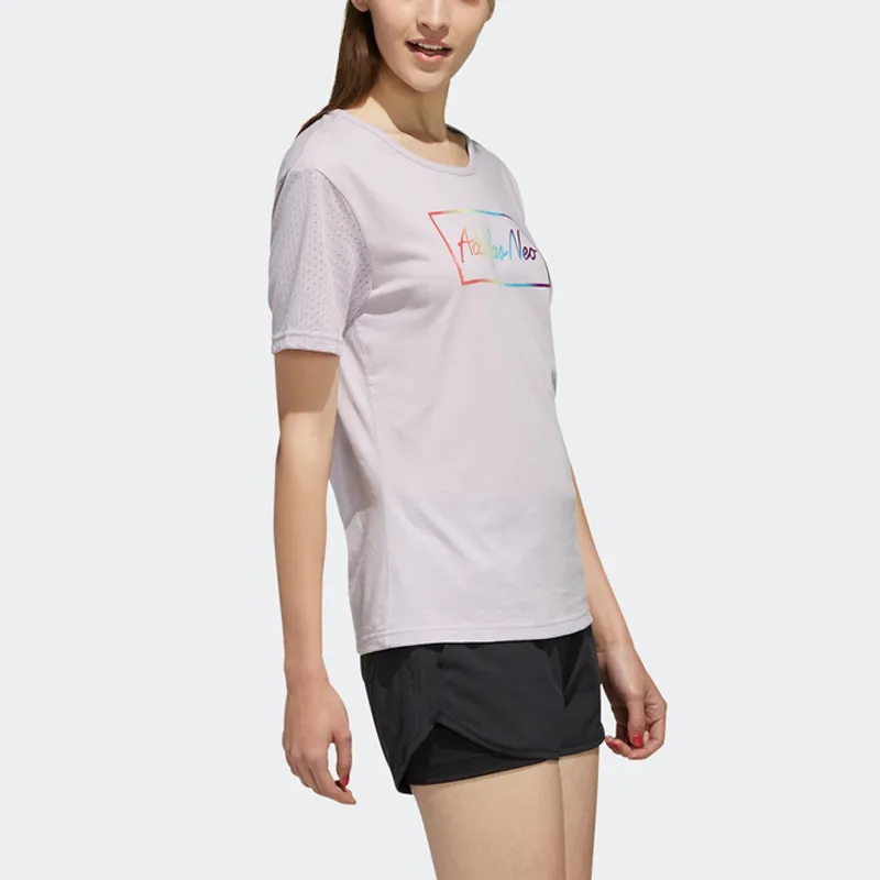 Adidas Neo T Shirt Women's Light Purple-4