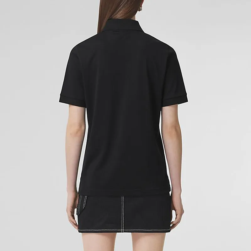 Burberry Tb Monogram Cotton Polo Shirt-1