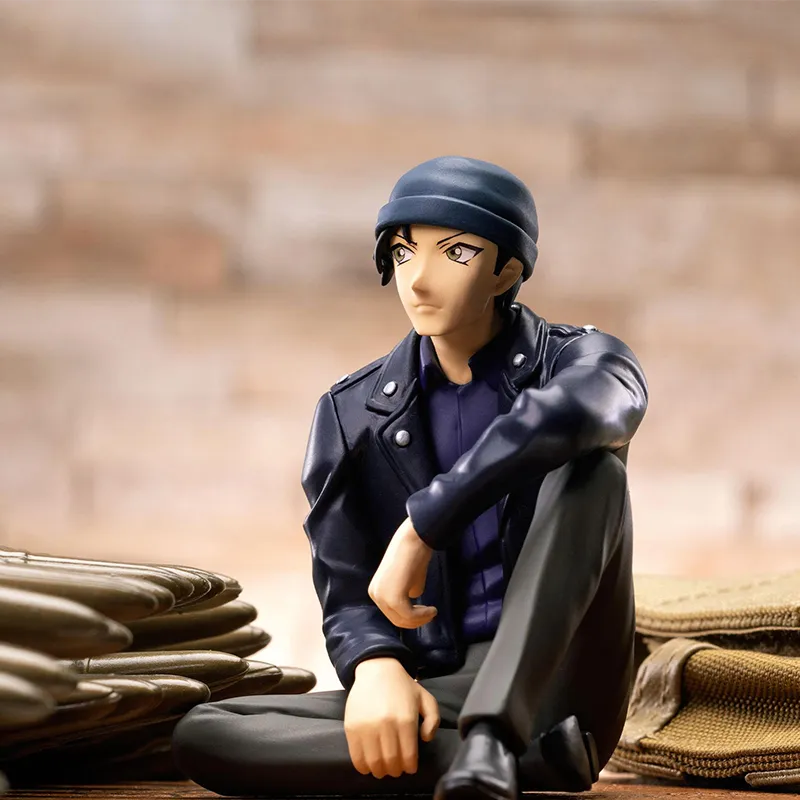 SEGA Shuichi Akai Sega Detective Conan Case Closed Sitting Posture Bonus Gifts 9cm-2